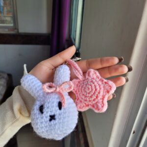 Miffin and Star Keychain