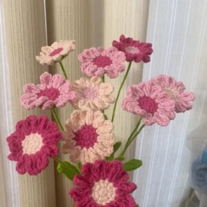 Pink Bliss Crochet Flower