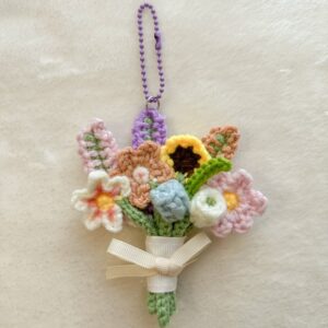 Mini Flower Bouquet Keycharm